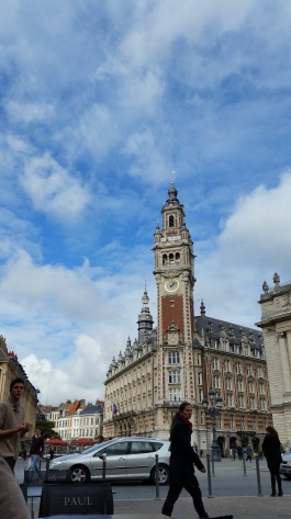 I explored Lille a little bit after the orientation ends. Once again no sign of the classic grey skies of the Nord