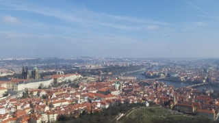 View from Petrin hill